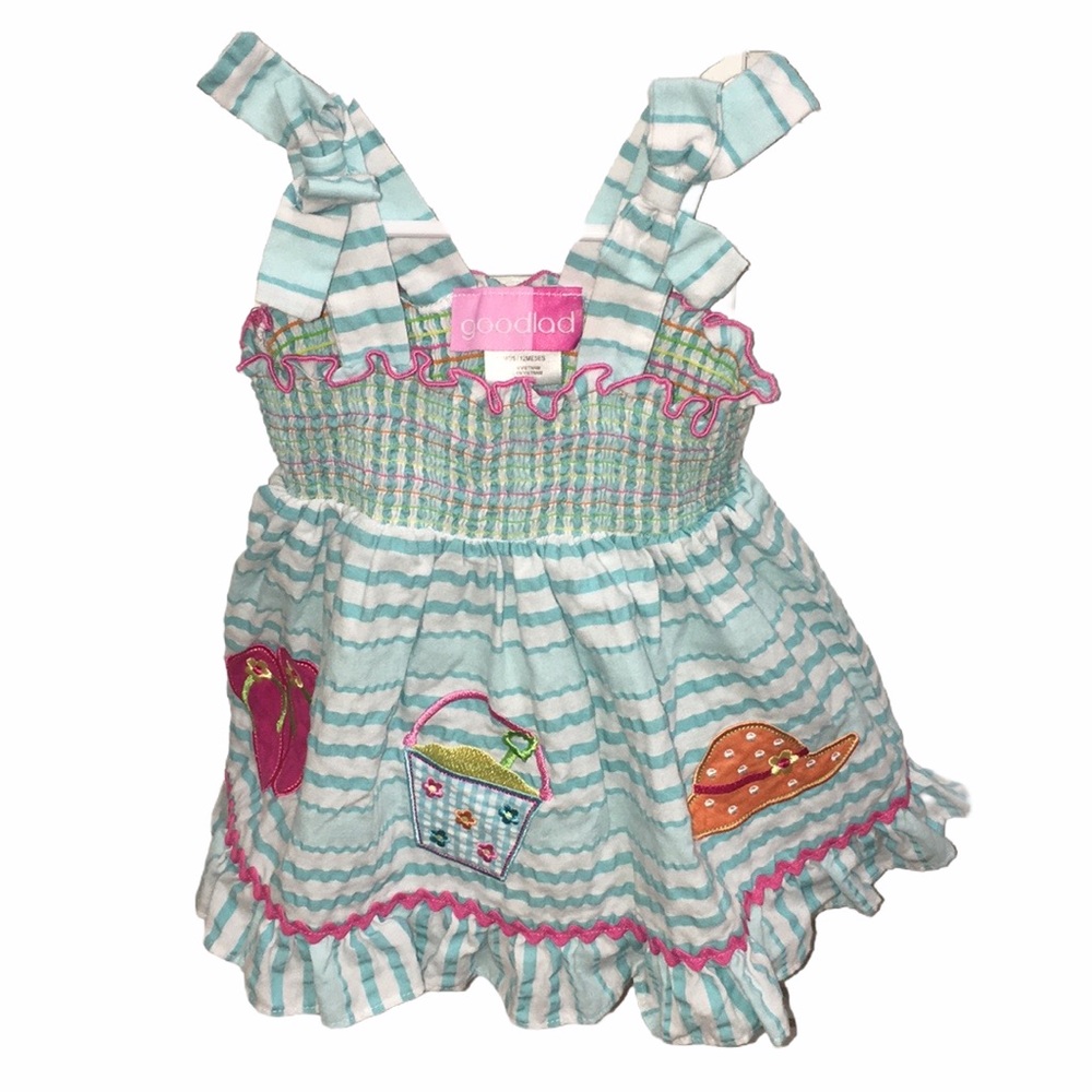 3/$12! Good Lad Sleeveless Beach Dress